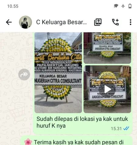 Pengiriman Papan Bunga Duka Universitas Prasetiya Mulya